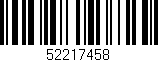 Código de barras (EAN, GTIN, SKU, ISBN): '52217458'