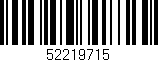 Código de barras (EAN, GTIN, SKU, ISBN): '52219715'