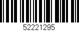 Código de barras (EAN, GTIN, SKU, ISBN): '52221295'