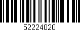 Código de barras (EAN, GTIN, SKU, ISBN): '52224020'