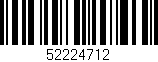 Código de barras (EAN, GTIN, SKU, ISBN): '52224712'