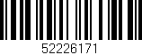 Código de barras (EAN, GTIN, SKU, ISBN): '52226171'