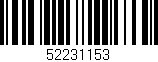 Código de barras (EAN, GTIN, SKU, ISBN): '52231153'