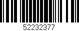 Código de barras (EAN, GTIN, SKU, ISBN): '52232377'