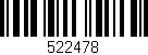 Código de barras (EAN, GTIN, SKU, ISBN): '522478'