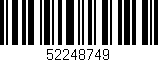 Código de barras (EAN, GTIN, SKU, ISBN): '52248749'