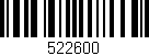 Código de barras (EAN, GTIN, SKU, ISBN): '522600'