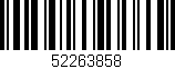 Código de barras (EAN, GTIN, SKU, ISBN): '52263858'