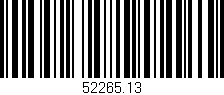 Código de barras (EAN, GTIN, SKU, ISBN): '52265.13'