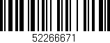 Código de barras (EAN, GTIN, SKU, ISBN): '52266671'