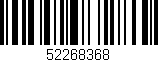 Código de barras (EAN, GTIN, SKU, ISBN): '52268368'