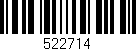 Código de barras (EAN, GTIN, SKU, ISBN): '522714'