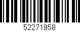 Código de barras (EAN, GTIN, SKU, ISBN): '52271958'