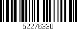 Código de barras (EAN, GTIN, SKU, ISBN): '52276330'