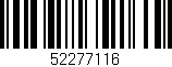 Código de barras (EAN, GTIN, SKU, ISBN): '52277116'