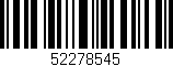 Código de barras (EAN, GTIN, SKU, ISBN): '52278545'