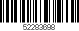 Código de barras (EAN, GTIN, SKU, ISBN): '52283698'