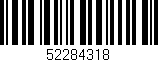 Código de barras (EAN, GTIN, SKU, ISBN): '52284318'