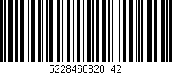 Código de barras (EAN, GTIN, SKU, ISBN): '5228460820142'