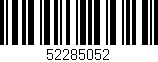 Código de barras (EAN, GTIN, SKU, ISBN): '52285052'