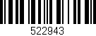 Código de barras (EAN, GTIN, SKU, ISBN): '522943'