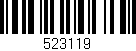 Código de barras (EAN, GTIN, SKU, ISBN): '523119'