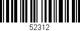 Código de barras (EAN, GTIN, SKU, ISBN): '52312'