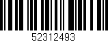Código de barras (EAN, GTIN, SKU, ISBN): '52312493'
