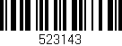Código de barras (EAN, GTIN, SKU, ISBN): '523143'