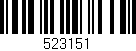 Código de barras (EAN, GTIN, SKU, ISBN): '523151'