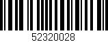 Código de barras (EAN, GTIN, SKU, ISBN): '52320028'