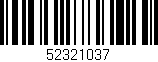 Código de barras (EAN, GTIN, SKU, ISBN): '52321037'