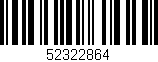 Código de barras (EAN, GTIN, SKU, ISBN): '52322864'