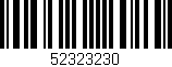 Código de barras (EAN, GTIN, SKU, ISBN): '52323230'