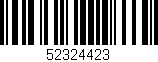 Código de barras (EAN, GTIN, SKU, ISBN): '52324423'