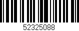 Código de barras (EAN, GTIN, SKU, ISBN): '52325088'
