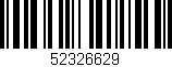 Código de barras (EAN, GTIN, SKU, ISBN): '52326629'