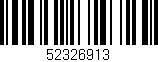 Código de barras (EAN, GTIN, SKU, ISBN): '52326913'