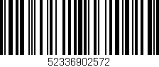 Código de barras (EAN, GTIN, SKU, ISBN): '52336902572'