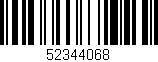 Código de barras (EAN, GTIN, SKU, ISBN): '52344068'