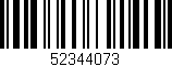 Código de barras (EAN, GTIN, SKU, ISBN): '52344073'