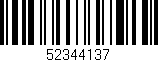 Código de barras (EAN, GTIN, SKU, ISBN): '52344137'