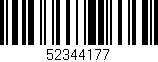 Código de barras (EAN, GTIN, SKU, ISBN): '52344177'