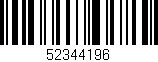 Código de barras (EAN, GTIN, SKU, ISBN): '52344196'