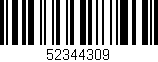 Código de barras (EAN, GTIN, SKU, ISBN): '52344309'