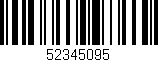 Código de barras (EAN, GTIN, SKU, ISBN): '52345095'