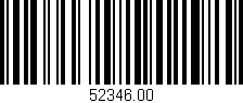 Código de barras (EAN, GTIN, SKU, ISBN): '52346.00'
