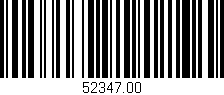 Código de barras (EAN, GTIN, SKU, ISBN): '52347.00'