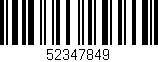 Código de barras (EAN, GTIN, SKU, ISBN): '52347849'