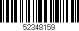 Código de barras (EAN, GTIN, SKU, ISBN): '52348159'